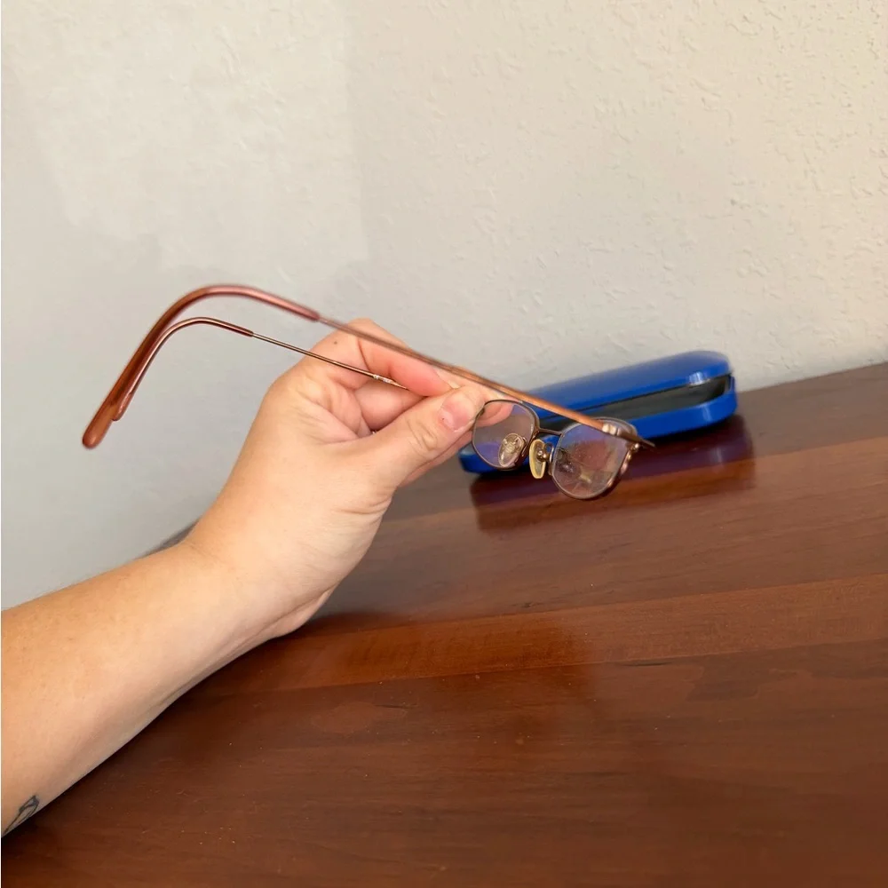 Blue Moon Brown Eye Glasses Eyewear BM315 140mm Frames Full Rim Eclectic Grandpa